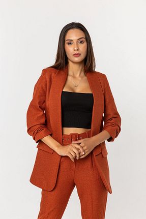 کت نارنجی زنانه رگولار Swass - کد 235583756