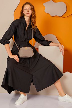کیف دوشی طوسی زنانه چرم مصنوعی Pierre Cardin - کد 218165528