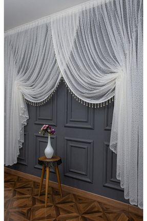 پرده توری نباتی ریل دار Esse Home - کد 235842558