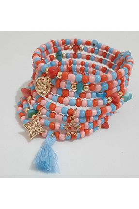 دستبند جواهر رنگی زنانه منجق İPAR AKSESUAR - کد 235733166