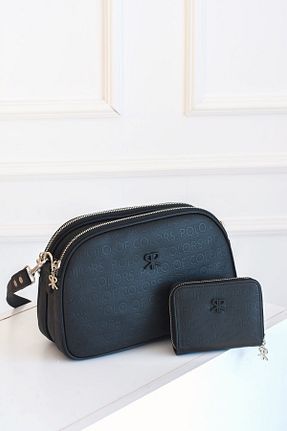 کیف دوشی مشکی زنانه چرم مصنوعی Polo Of Colors - کد 235647905