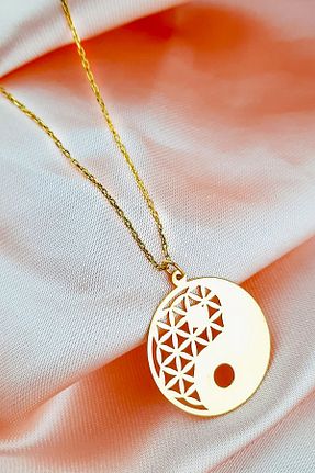 گردنبند نقره رنگی زنانه 925 عیار MidyatMelekSilver - کد 235777004