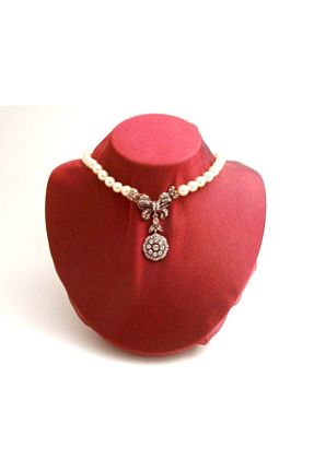 گردنبند جواهر طلائی زنانه برنجی Aşina Gümüş - کد 67918402