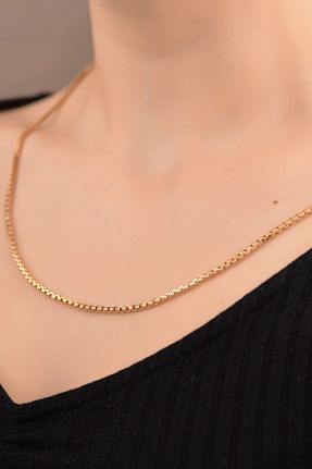 گردنبند طلا زرد زنانه 14 عیار Ayyıldız Kuyumculuk - کد 67952284