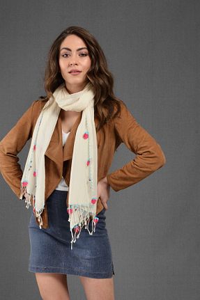 دستمال گردن نباتی زنانه پنبه ای Dosimira - کد 34532725