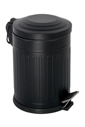 سطل زباله مشکی فلزی 12 L کد 93908396