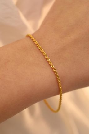 دستبند طلا طلائی زنانه کد 235640654