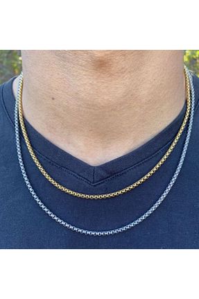 گردنبند جواهر طلائی مردانه Ryden - کد 236768264