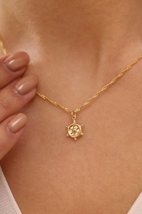 گردنبند طلا رنگی زنانه 14 عیار MİLET KUYUMCULUK - کد 236843125