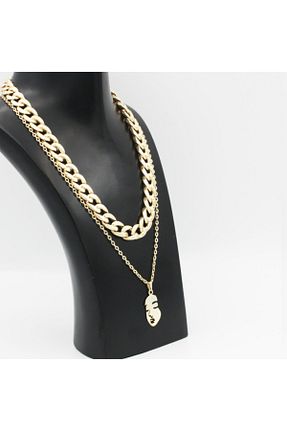گردنبند جواهر طلائی زنانه سنگ طبیعی şapkadan - کد 236264064