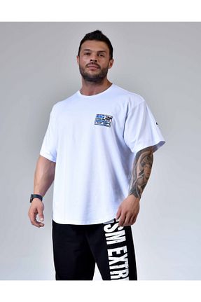 تیشرت اسپرت سفید مردانه رگولار Big Sam - کد 42878011