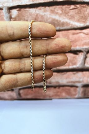 دستبند استیل (فولاد) طلائی طلا Esra Pamir - کد 46824561