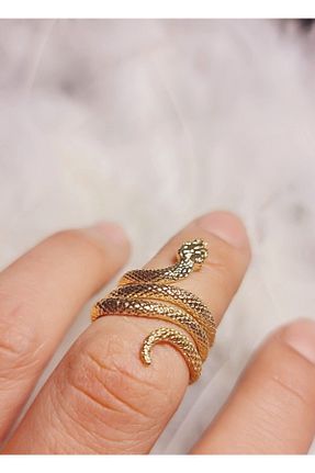 انگشتر جواهر طلائی زنانه روکش طلا WONDER TOUCH - کد 145467761