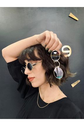 عینک آفتابی قهوه ای زنانه UV400 BLUE MOON GLASSES - کد 99046668