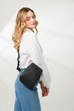 کوله پشتی مشکی زنانه سایز متوسط Just Polo - کد 237690338