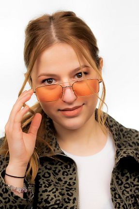 عینک آفتابی طلائی زنانه UV400 Focus On - کد 237871117