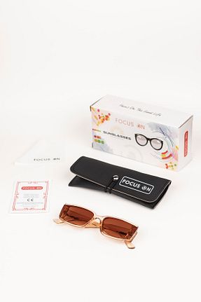 عینک آفتابی بژ زنانه UV400 Focus On - کد 237871965