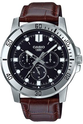 ساعت مچی قهوه ای مردانه 41-45 میلی متر Casio - کد 34769356