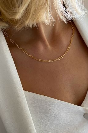 گردنبند جواهر طلائی زنانه روکش طلا کد 93567302