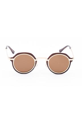 عینک آفتابی قهوه ای زنانه UV400 ESRADA - کد 234653597