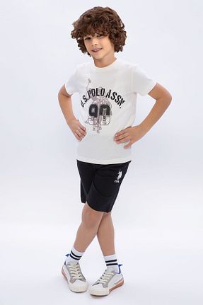 شلوارک و برمودا سفید بچه گانه Straight U.S. Polo Assn. - کد 239259707