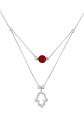 گردنبند نقره سفید زنانه 925 عیار Argentum Concept - کد 1004917