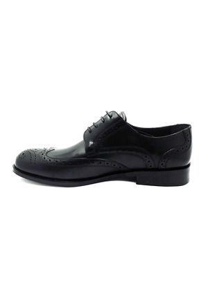 کفش کلاسیک مشکی مردانه چرم خالص Pierre Cardin - کد 239435798