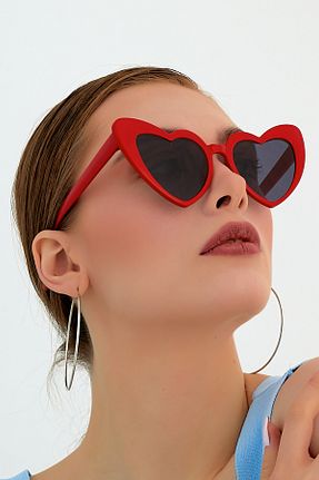 عینک آفتابی قرمز زنانه UV400 ModaLand - کد 239094344