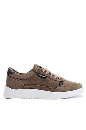 کفش اسنیکر قهوه ای مردانه بند دار Slazenger - کد 239264559