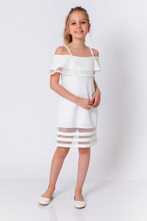 لباس سفید بچه گانه بافتنی incity - کد 239322796