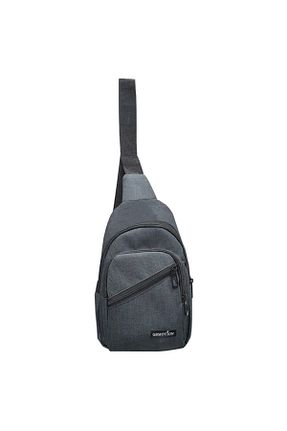 کیف دوشی طوسی زنانه پلی استر GBMOTION - کد 215156566