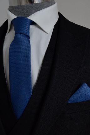 کراوات آبی مردانه میکروفیبر İnce کد 238730253