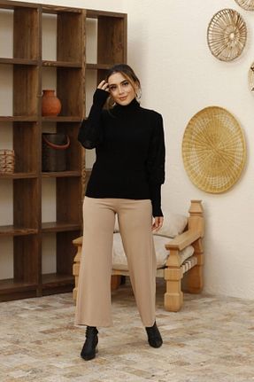 شلوار حجاب طوسی زنانه ویسکون She Olive - کد 238851136