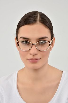 عینک محافظ نور آبی قهوه ای زنانه 53 PETİTO - کد 239416664