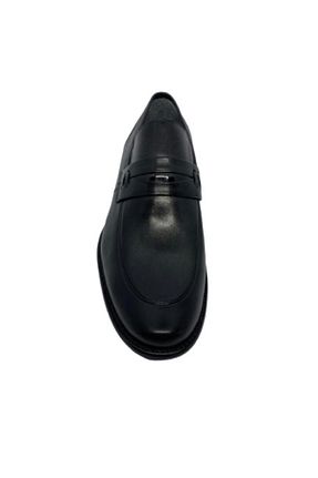 کفش کلاسیک مشکی مردانه چرم خالص Fosco - کد 67982119