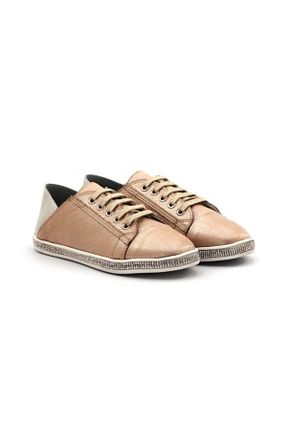 کفش کژوال طلائی زنانه چرم مصنوعی step by step - کد 36982246