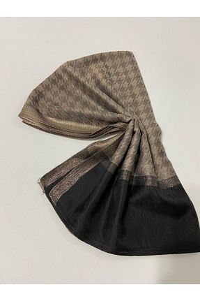 شال قهوه ای زنانه ابریشم Arwella - کد 241427586
