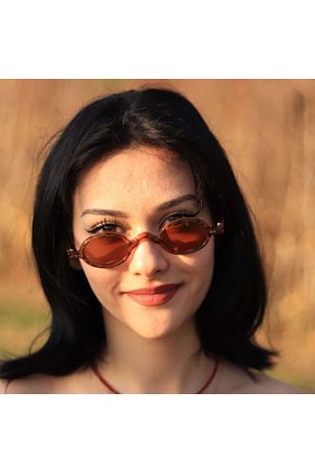 عینک آفتابی قهوه ای زنانه UV400 LOOKUP - کد 126433226