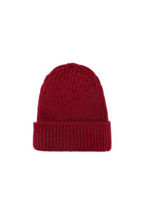 کلاه پشمی قرمز زنانه اکریلیک کد 241470171