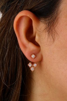 گوشواره نقره سفید زنانه 925 عیار Argentum Concept - کد 2408371