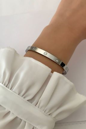 دستبند جواهر زنانه روکش طلا کد 241711601
