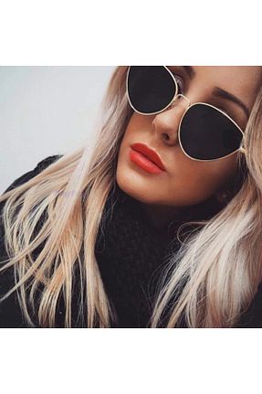 عینک آفتابی طلائی زنانه UV400 Oppacity - کد 241784412