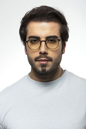عینک محافظ نور آبی طوسی مردانه پلاستیک GHIA - کد 242101370