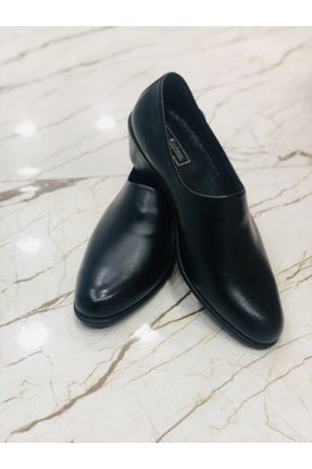 کفش کلاسیک مشکی مردانه چرم طبیعی پاشنه کوتاه ( 4 - 1 cm ) پاشنه ضخیم کد 243892916