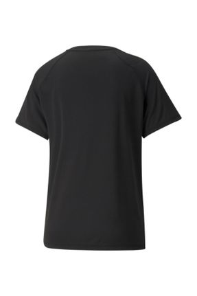 تی شرت مشکی زنانه رگولار یقه گرد پارچه ای تکی بیسیک کد 132328404