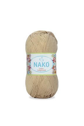 نخ بافندگی بژ Nako - کد 242459672