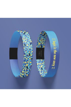 دستبند جواهر آبی زنانه کد 242569501