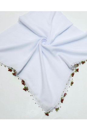 روسری سفید ساتن ALLURİNG - کد 98193887