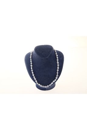 گردنبند جواهر سفید زنانه سنگ طبیعی OSMANLI DEĞERLİ TAŞ - کد 243977081