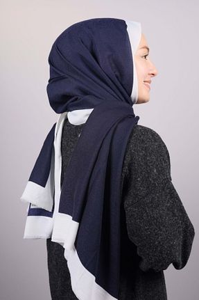 شال سرمه ای زنانه پنبه ای JAWEL - کد 244573310
